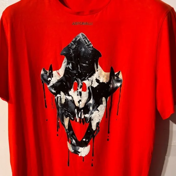 NWT $226 just cavalli t shirt men - Picture 4 of 15